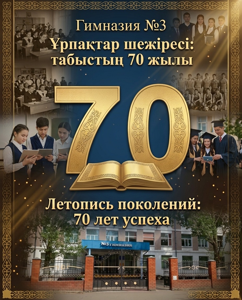 Жылдар бойы — жүрегімізде махаббатпен: мектебімізге 70 жыл!